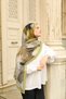 Allure Soyut Brush Pattern Tencel Shawl - 4