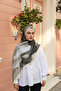 Allure Soyut Brush Pattern Tencel Shawl - 2