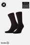 Unisex Bamboo Flight and Pilot Socks with Special Firming Technology Brown