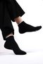 Women's Modal Single Summer Sneaker Socks Black - 5