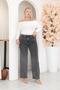 Plus Size Stoned Palazzo Lycra Jean Trousers - 6