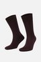 Men's Mercerized Single Summer Socks Burgundy