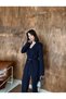 Feme- Laser Cut Belted Blazer Jacket and Trousers Set - 4