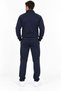 Men's Diver Fabric Raised Collar Full Flexible Tracksuit Set Plain Dawraz-3012 - 4
