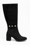 Daisy Detailed Stylish Women's Boots with Diamond Figures on the Side, Winter Boots - 4