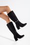 Daisy Detailed Stylish Women's Boots with Diamond Figures on the Side, Winter Boots - 2