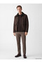 I Normal Fit Fur Roba Collar Men's Suede Coat from Freezen Store - 3