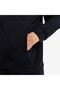 Black Women's Zippered Hooded Sweatshirt 26S-2221-26N - 6