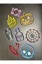 Set of 12 Halloween Themed Special Design Cookie and Dough Molds - 6