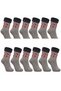 12-Pack Women's Winter Towel Socks, Warm, Mixed Patterned, Economical Multi-Sock Set - 2