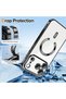 Apple iPhone 18 Pro 5G 2026 Magsafe PU Luxury Plating Raised Lips Camera Hole Case Cover - 3