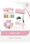 KHAJUL Office Supplies, Desk Accessories, Stapler and Tape Dispenser Set for Women with Stapler