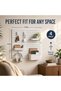 Peg Board Wall Organizer 4-Pack, 12"x12" White Plastic Pegboard Combination Kit with 13 Accessories - 2