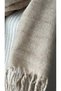 Women's Stylish Glitter Detailed Fringed Shawl – Soft Textured Elegant Shawl for Daily and Special Occasions with a Magnificent Texture - 4