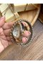 Yılan Model Gold-Silver Inside White Women's Wristwatch - 5