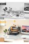 HOOPZOZA 5-Tier Metal Paper Letter Tray Organizer Office Mesh Desk Organizer with File Folder - 2