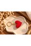 Lior Rêve Atelier Handmade Knitted Heart Keychain |   Red Knitted Heart Keychain |   Gift for a Loved One - 2