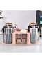 Bukela Rotating Desk Organizer with 2 Pen Holder, Desk Organizers and Accessories with 10 Slots - 4