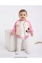 Baby Boy and Girl 1-2-3 Years Old, Mickey Printed Thick 3 Thread Raster College Cardigan, Jacket