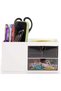 SYOSI Pen Holder, Office Desk Organizer, and Accessories, Multi-Functional Pencil Cup, Pencil - 5