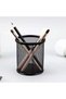 Circular Grid Metal Pen Holder for Student Office Desktops,2 pcs - 4