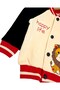 Baby Boy 1-2-3 Years Old, Lion Printed Thick 3-Strand Rastered College Cardigan, Jacket - 3