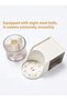 HAYALUX Rotating Desk Organizer with 2 Drawers, 4-Compartment Plastic Pencil Pen Holder for Desk - 4