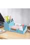 SYOSI Desk Organizer Office Supplies Caddy with Pen Holder, Pen Organizer Pencil Paperclip Holder - 2