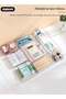 DUNISO 10PCS Plastic Vanity Drawer Organizers, Desk Drawer Organizer Trays and Storage Bins - 2