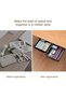 2 Pcs Under Desk Drawer, Self-Adhesive Hidden Desktop Organizer, Attachable Plastic Desk Drawer - 4