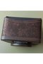 Antique Leather 360° Rotating Desk Organizer for Remote Controls, Pens, and Phones, Retro Brown - 2