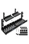 Teuuea Adjustable Under Desk Cable Management, Computer Cable Cord Wire Organizer Tray with Clamp