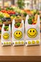 Emoji Roll Shopping Bag 3 Sizes Small Medium Large Smiley Face Patterned - 2