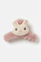 Cute Carrot Patterned Plush Hairpin with Rabbit Figure - Trendy Plush Hair Clip - 2