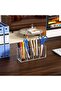 TPGP HIIMIEI Acrylic Pen Holder - Multifunctional Desk Organizer for Pens, Makeup Brushes, and More - 4