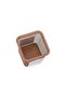 DAISO Wire Mesh Pen Holder - Square Copper Color Desktop Organizer - 4
