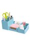 SYOSI Desk Organizer Office Supplies Caddy with Pen Holder, Pen Organizer Pencil Paperclip Holder