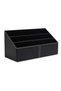 FIS 9 Pieces Executive Desk Set Italian PU, Black Color - FSDS172BK - 5