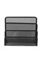 Metal Mesh Desk File Book Organizer Stand Black