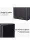 FAYET Black PU Leather Desk Organizer ， Square Pen & Pencil Holder, Multifunctional Stationery - 3