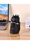 EETU Pen Holder For Desk,Pencil Holder With Glasses Holder,Makeup Brush Holder,Desk