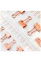 Paper Clips and Binder Clips Set 72pcs, Metal Assorted Sized Binders with Push Pins, Cute Office - 4