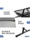 MARKQ 4-Tier Mesh Letter Tray, Office Filing Trays Holder, Desk Organizer with Stacking Supports - 4