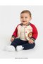 Baby Boy 1-2-3 Years Old, Lion Printed Thick 3-Strand Rastered College Cardigan, Jacket,
