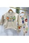 Girls' and Boys' Cotton 3-Yarn Printed Sweatshirt Tracksuit Set 2-8 Years - 2