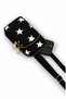 Women's Star Patterned Gold Zipper Detailed 2-Compartment Phone Bag