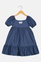 Kids Girl Embellished Dress, Navy - 2