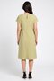 Women Solid Plain Midi Dress, Sage Green - 4