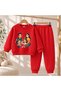 Team Sweatshirt Family V1 Printed Girls' and Boys' Crew Neck Sweatshirt