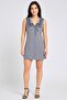Women Microgrid Print Mini Dress, Multicolor